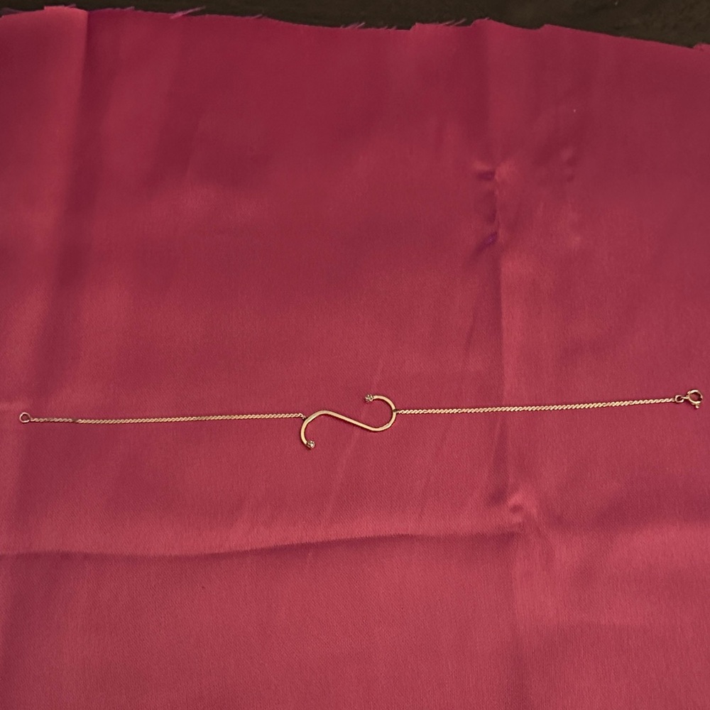 Gold Infinity Bracelet with Chain